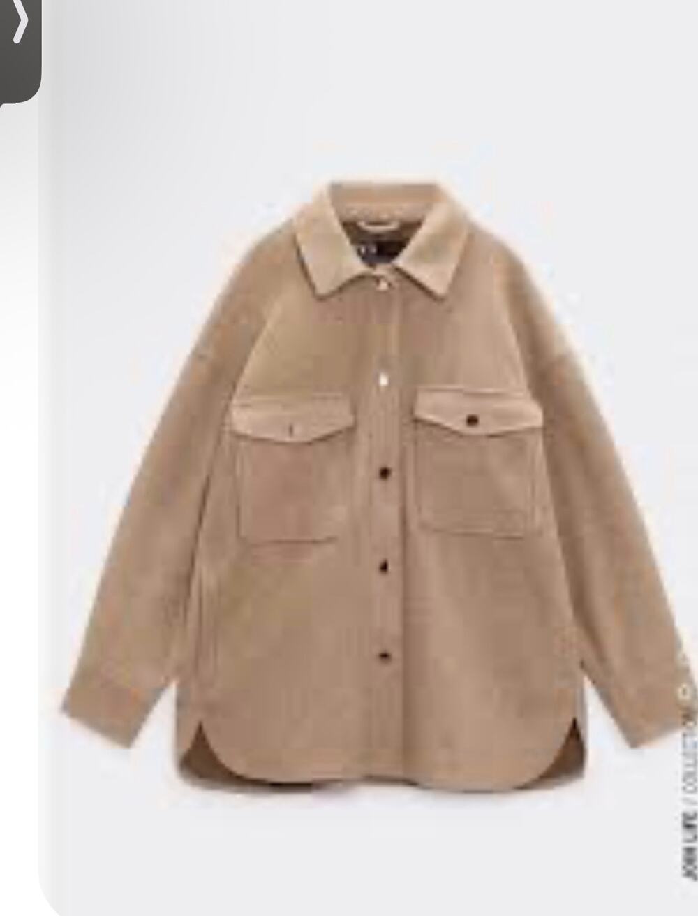 Zara tan Shacket #corduroy #outerwear
Size small
Excellent condition
S13